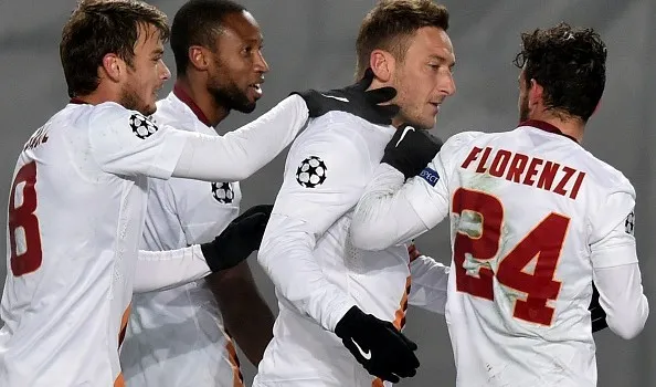 totti cska gol esultanza