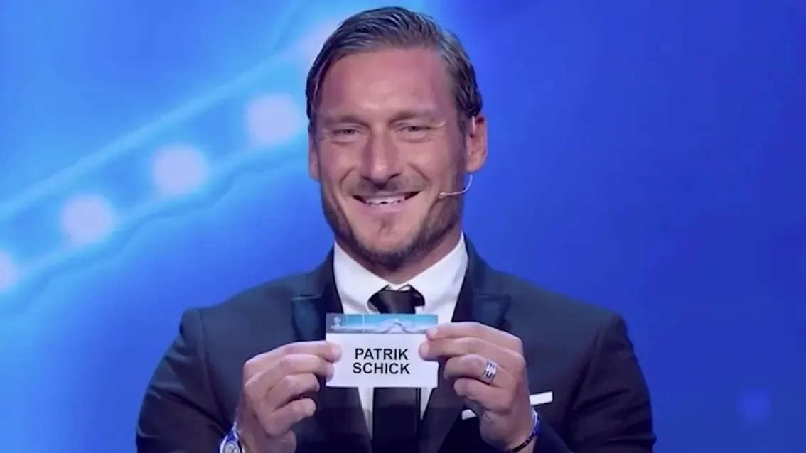 totti estrae schick