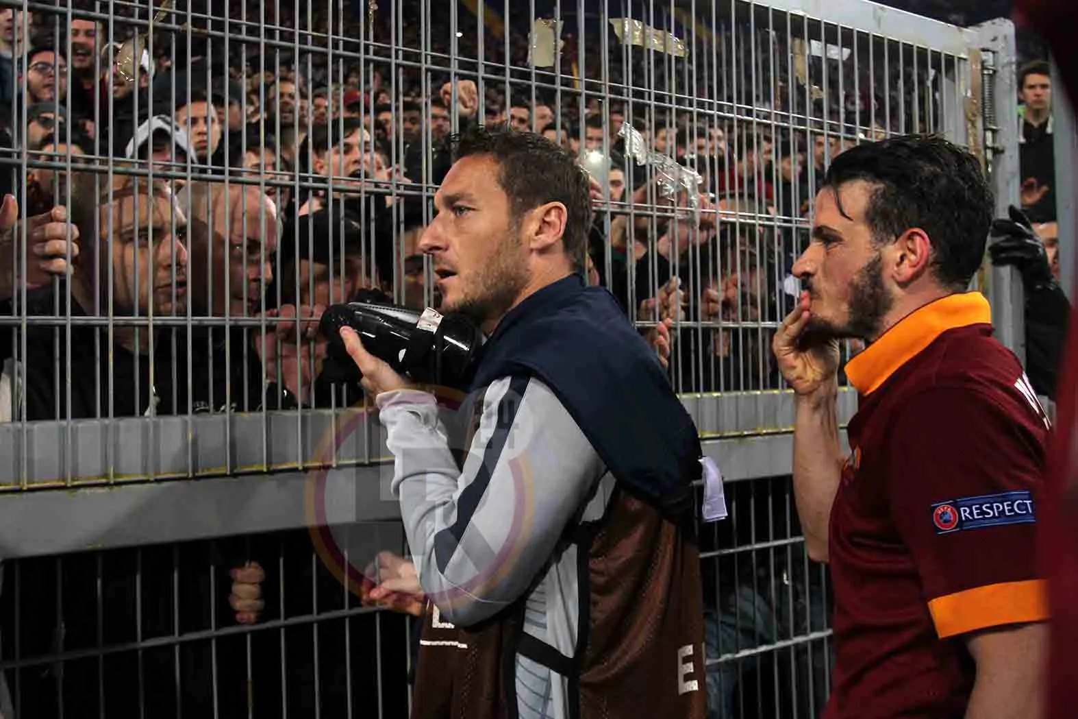 totti florenzi sotto sud migliore roma fiore 190315 mancini