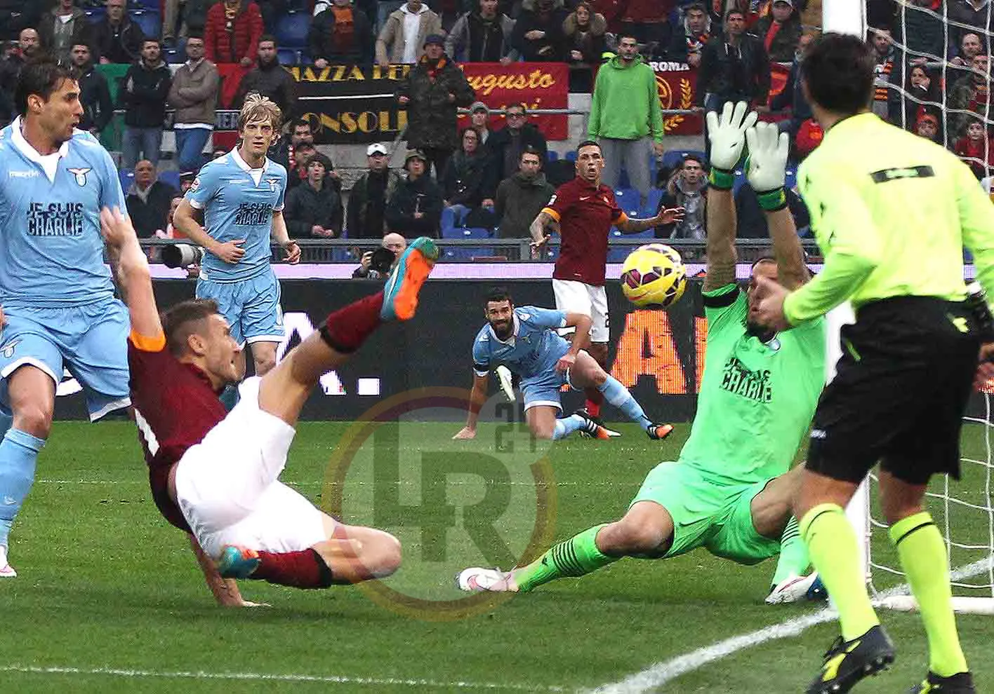 totti gol derby 110115 mancini