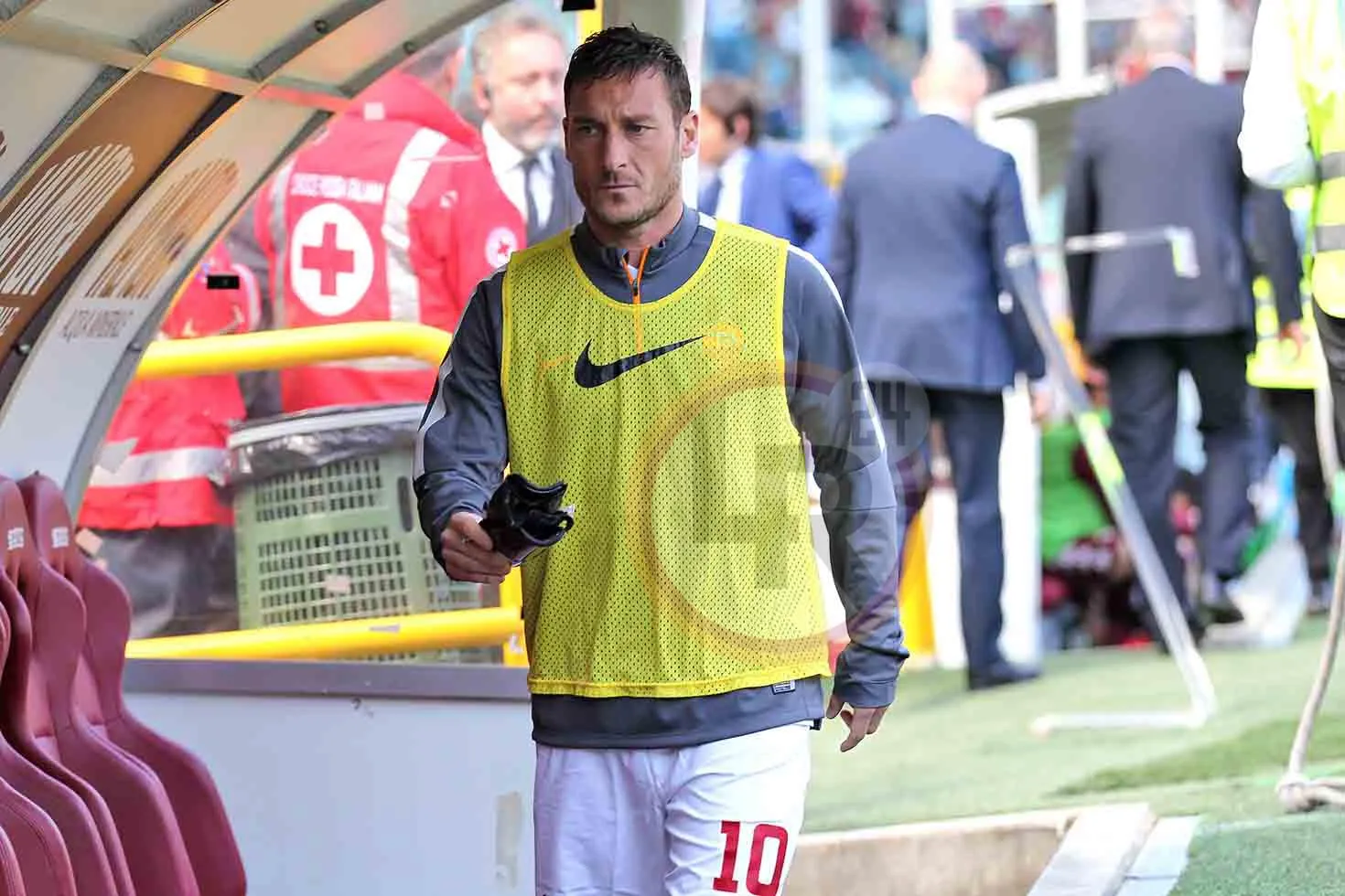 totti panchina 130415 mancini