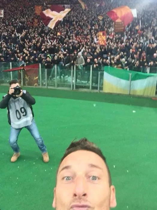 totti selfie