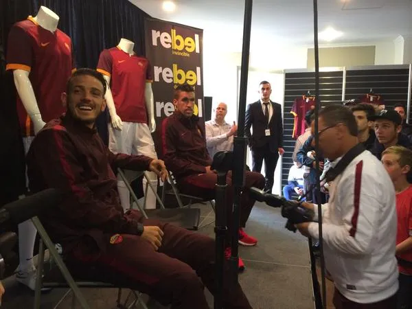 tourne australia evento nike florenzi strootman