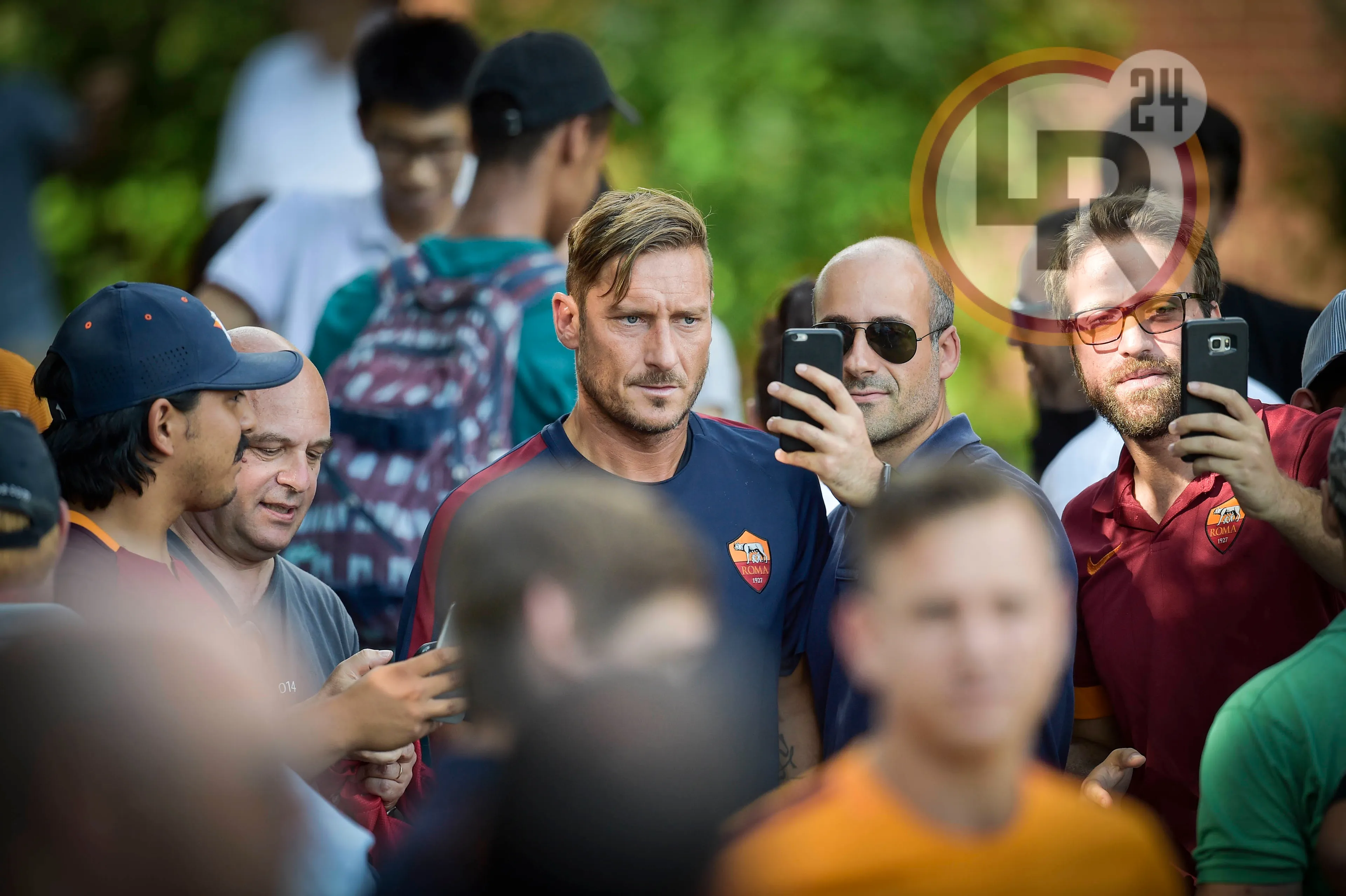 tournee usa totti e tifosi getty