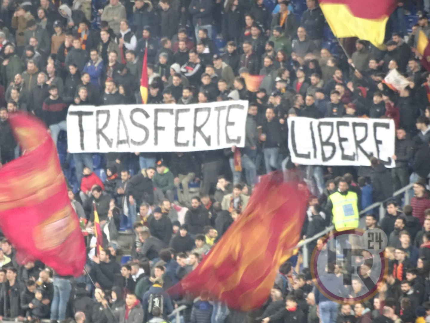 trasferte libere striscione