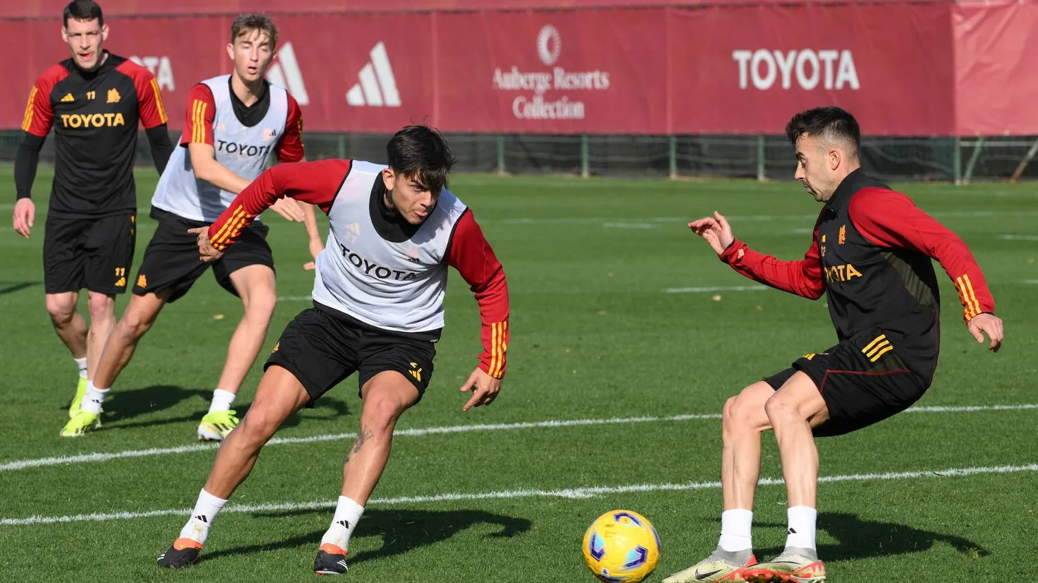 trigoria dybala el shaarawy