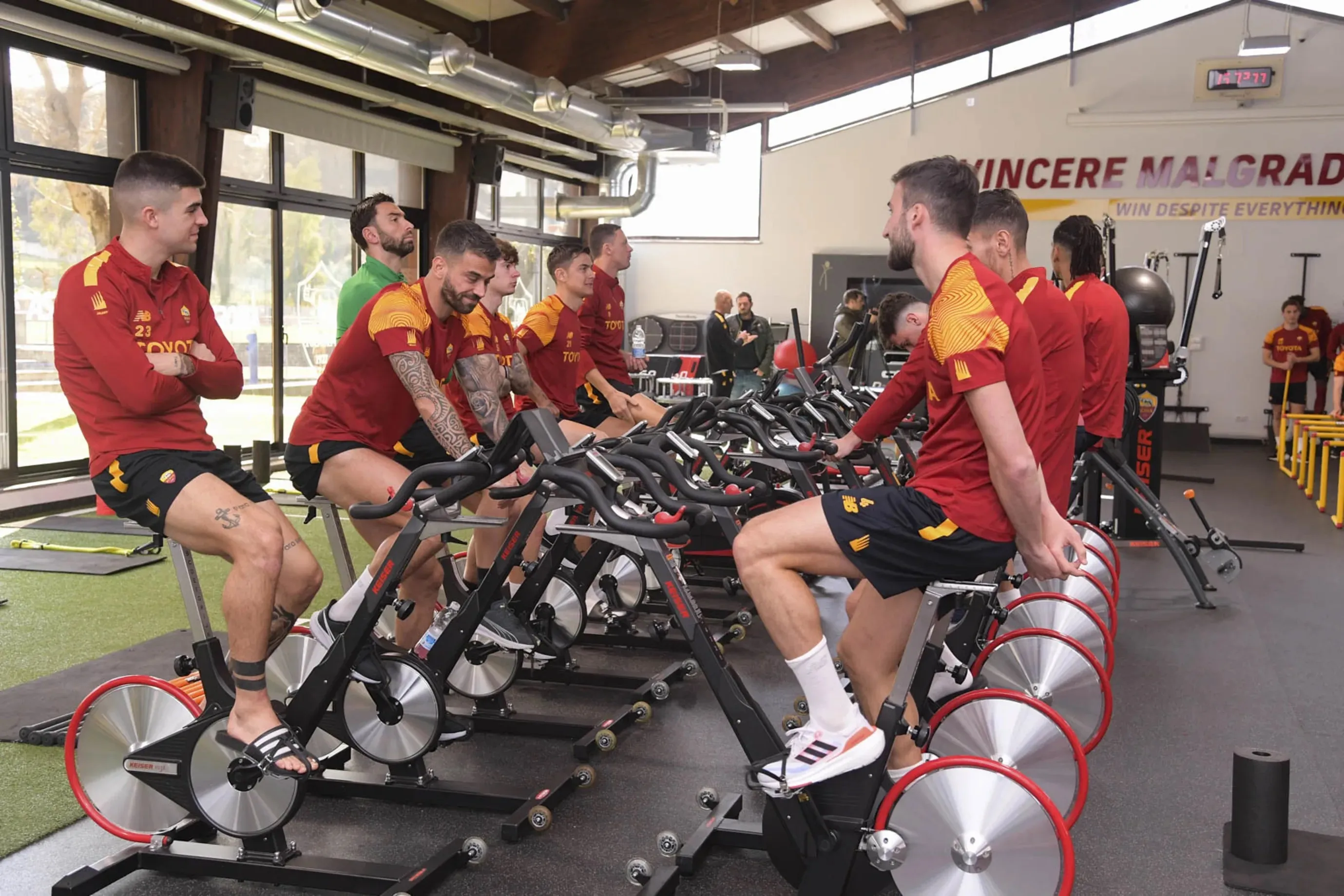 trigoria palestra squadra