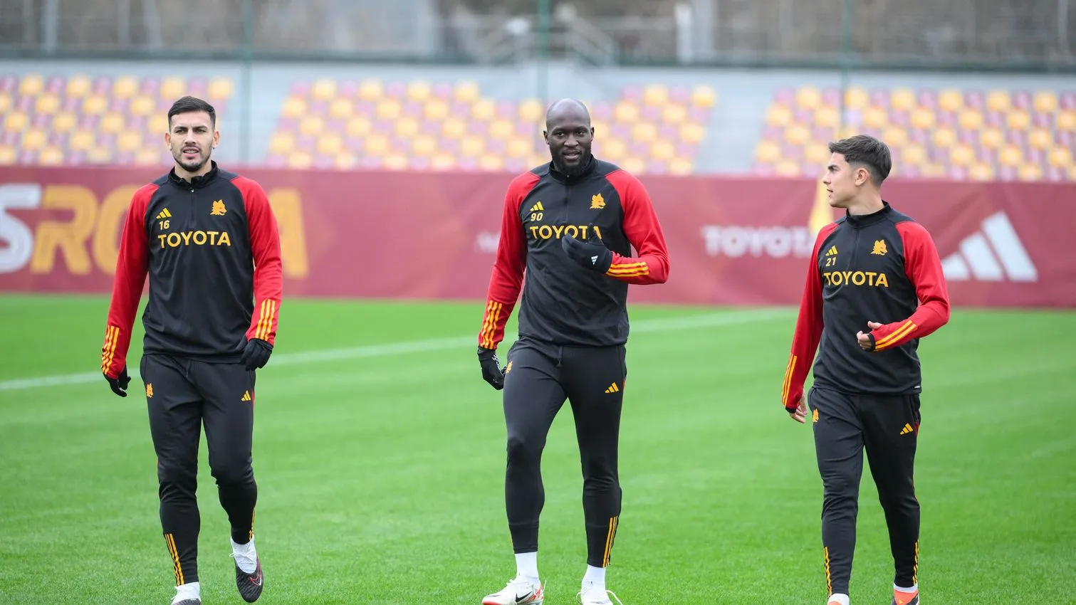 trigoria paredes lukaku dybala