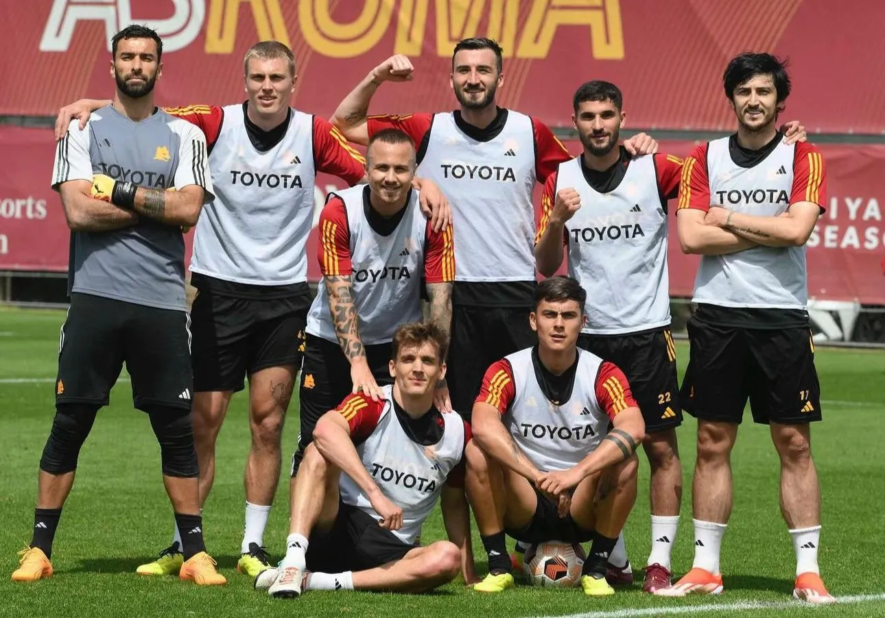 trigoria partitella squadra bianca