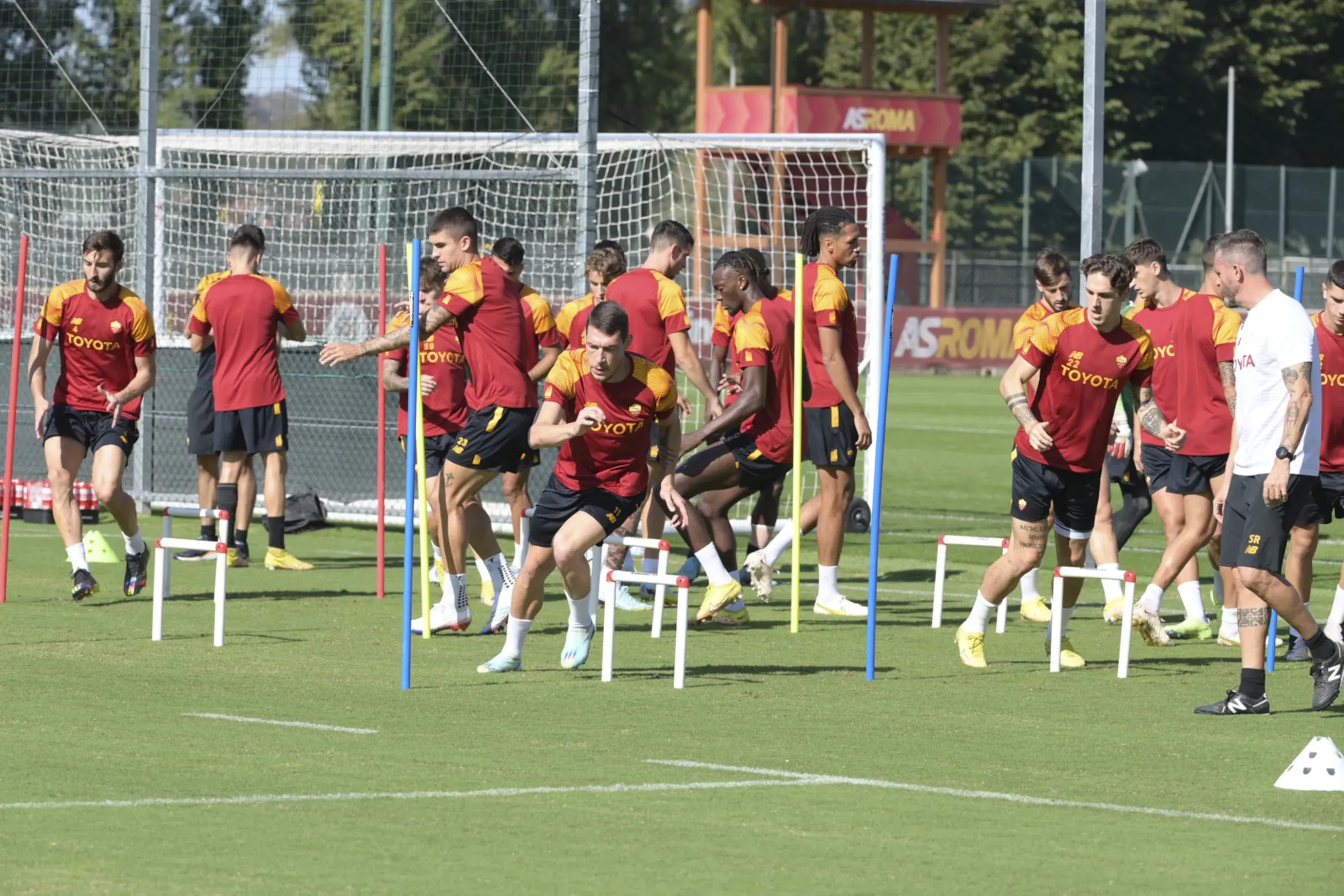 trigoria squadra campo