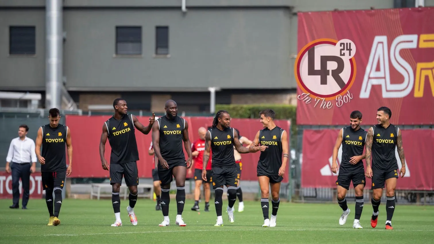 trigoria squadra in the box
