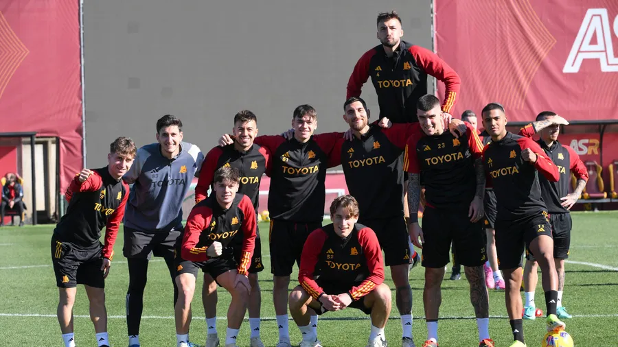 trigoria squadra partitella