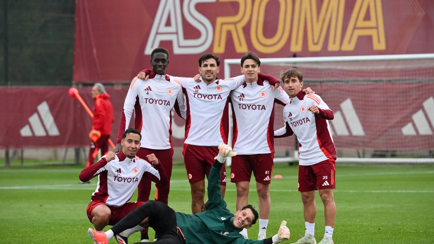 trigoria squadra partitella