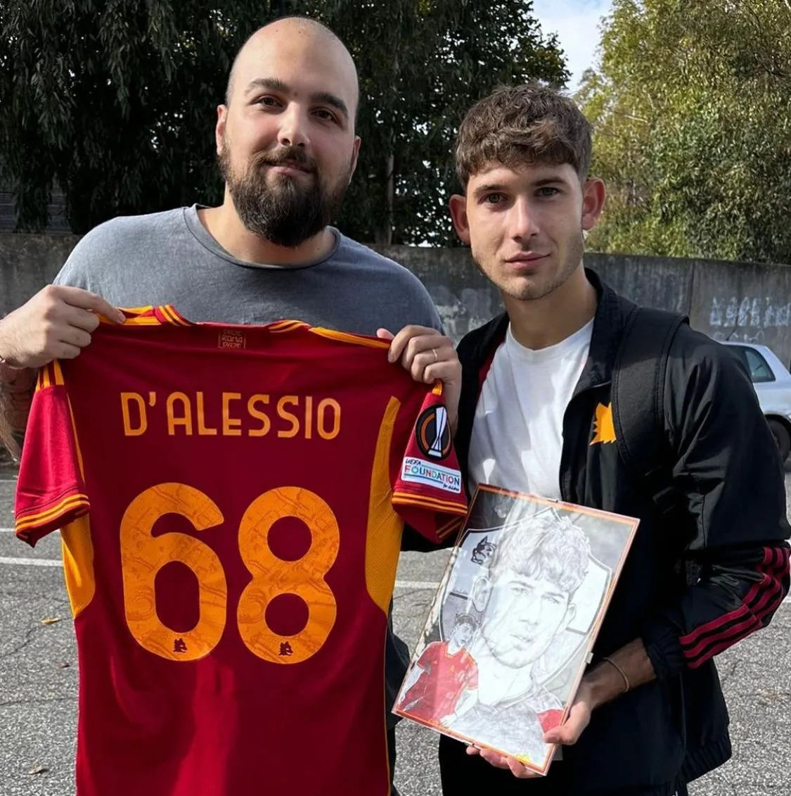 trigoria tifoso quadro dalessio
