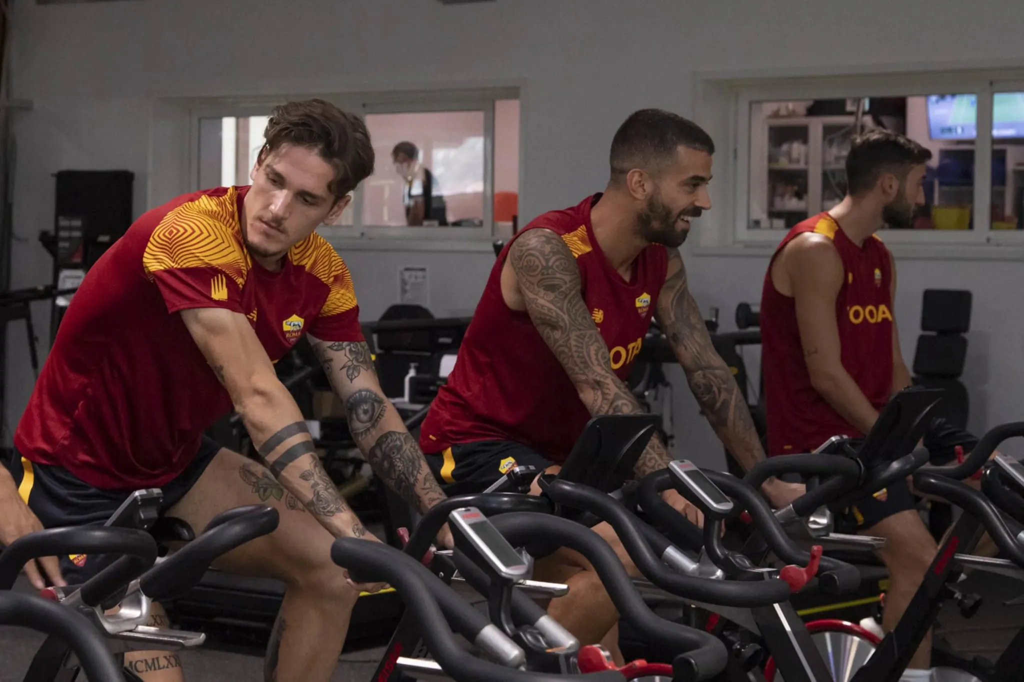 trigoria zaniolo spinazzola palestra