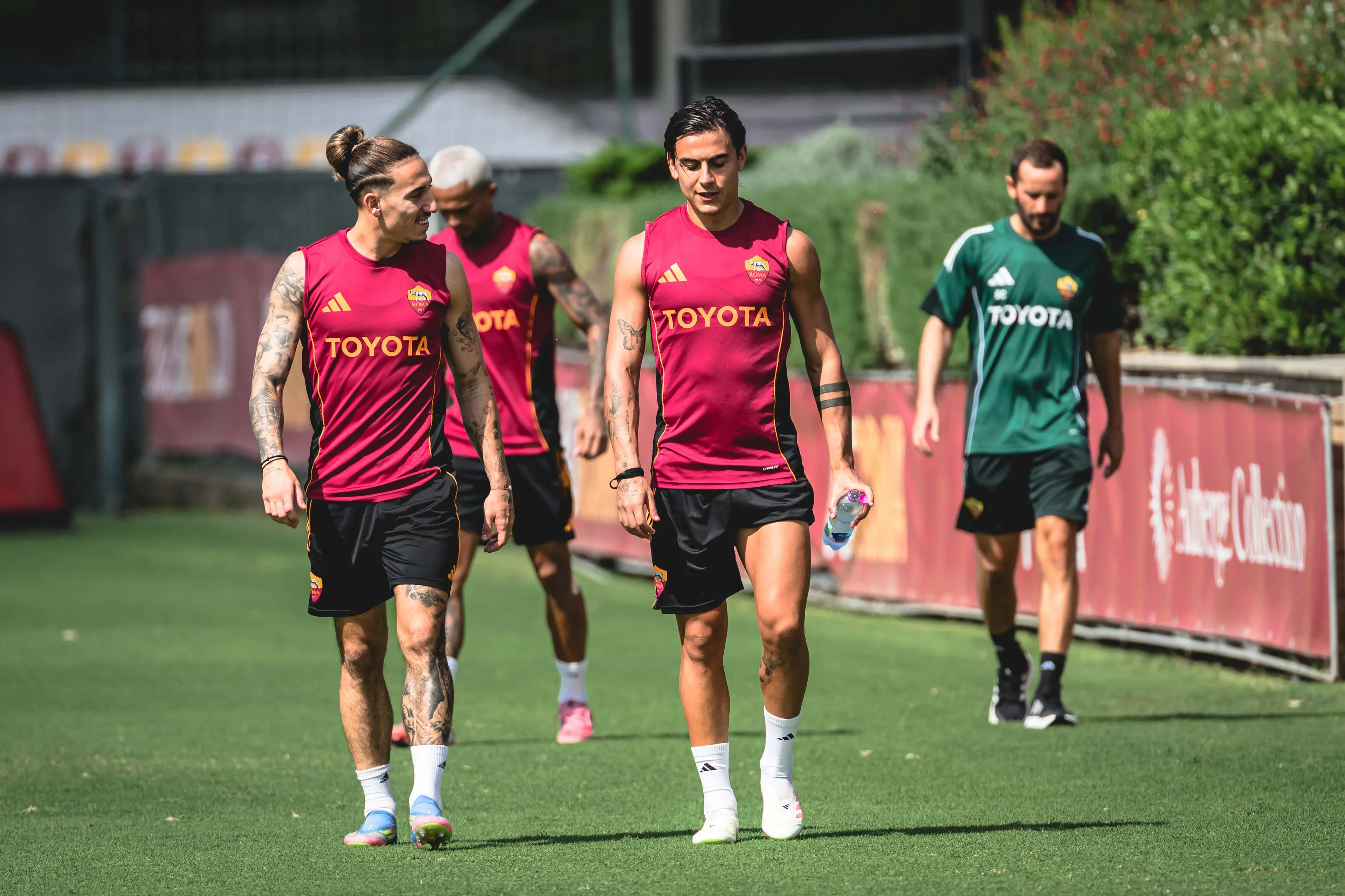 tsimikas e dybala trigoria