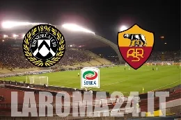 udinese roma foto partita sera
