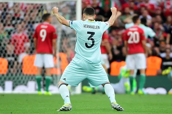 vermaelen spalle esultanza belgio