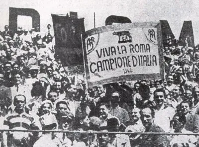 viva la roma campione ditalia scudetto del 1942