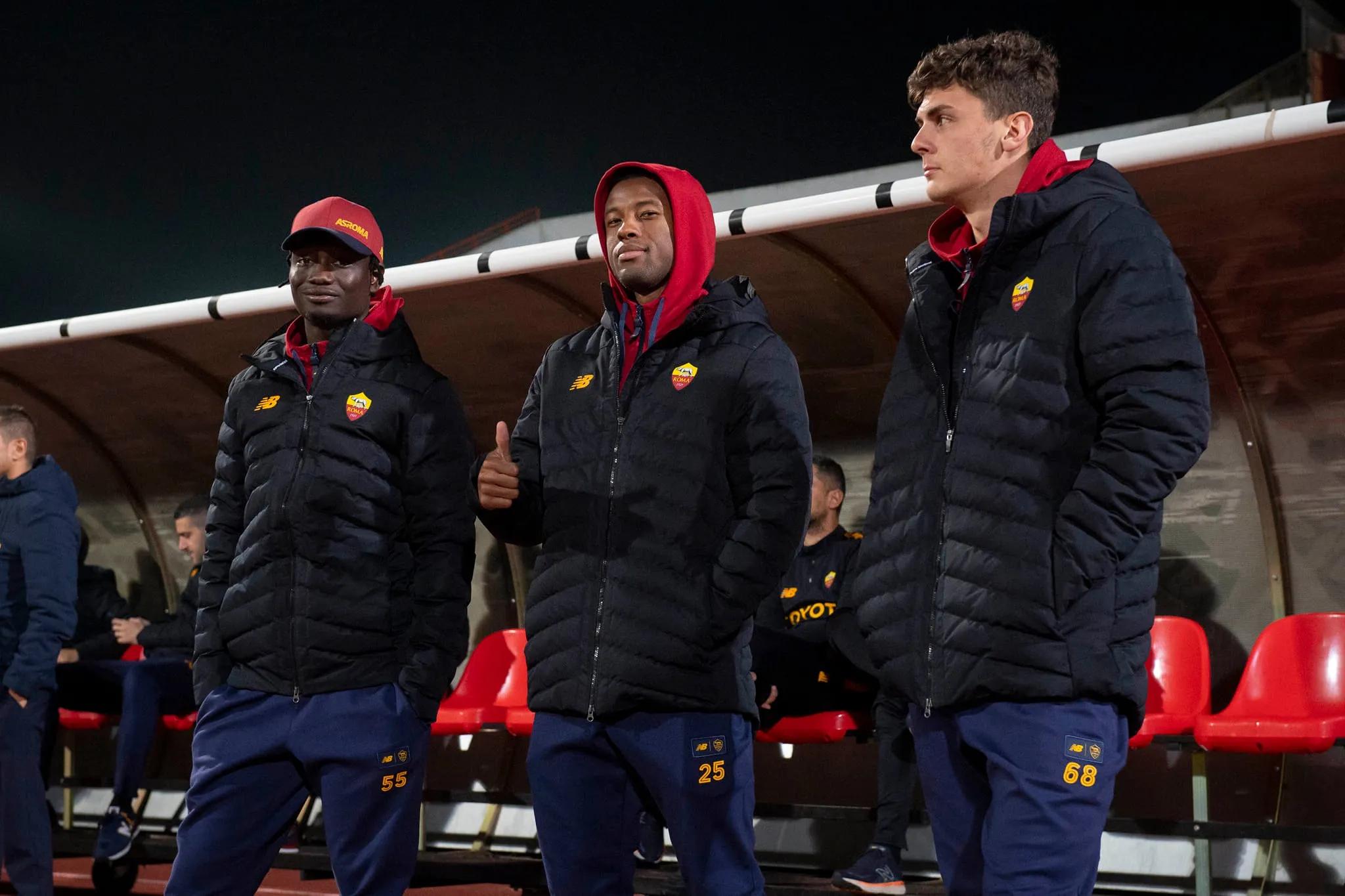 wijnaldum tahirovic e darboe roma casa pia