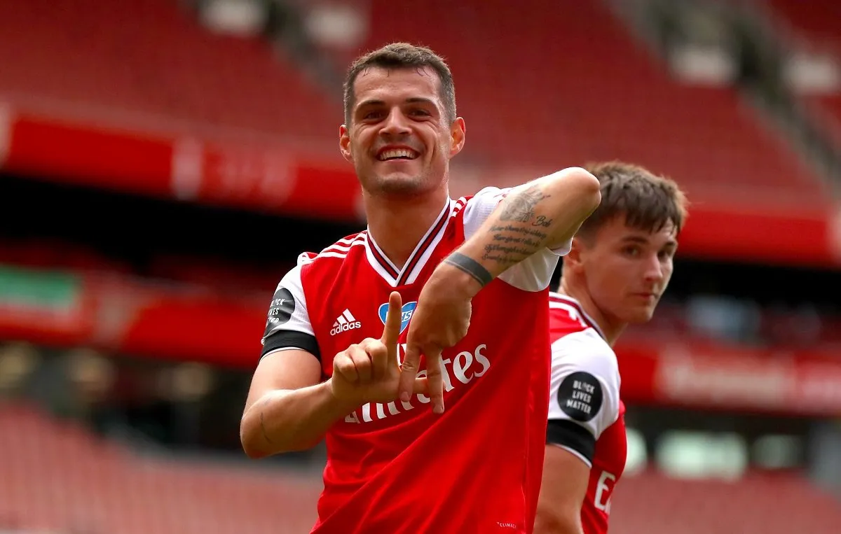 xhaka arsenal 2021