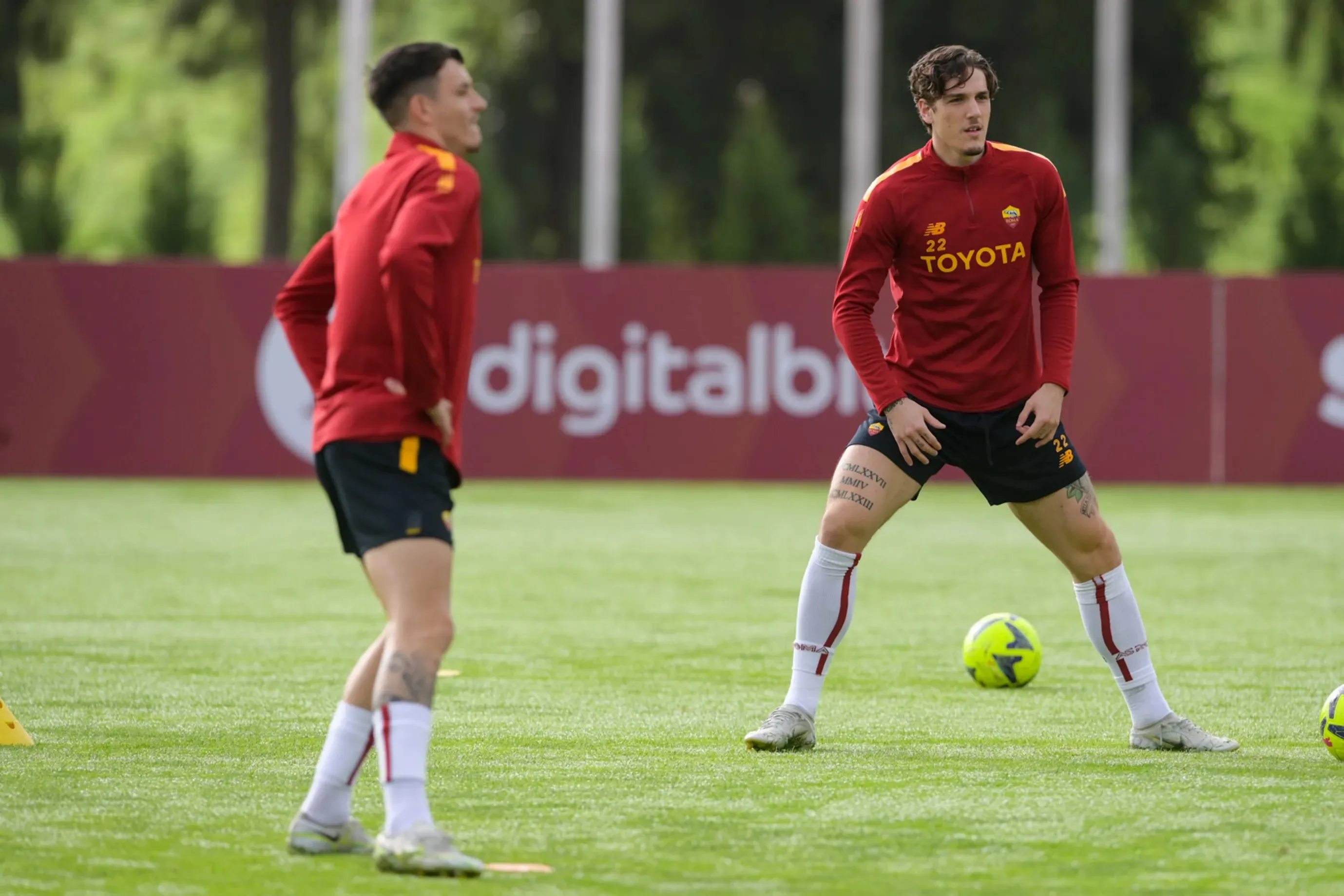 zaniolo allenamento 2