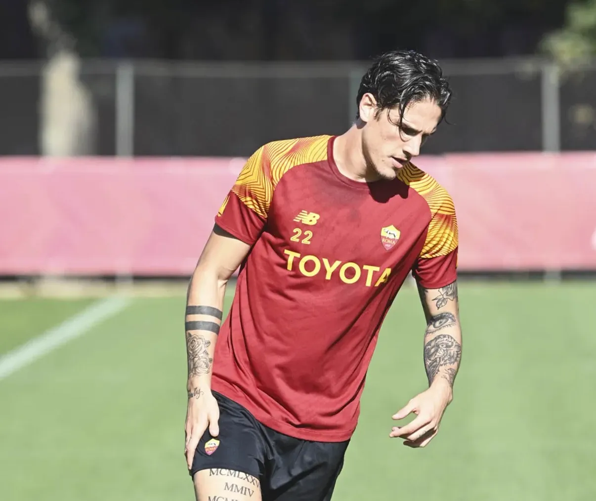 zaniolo allenamento