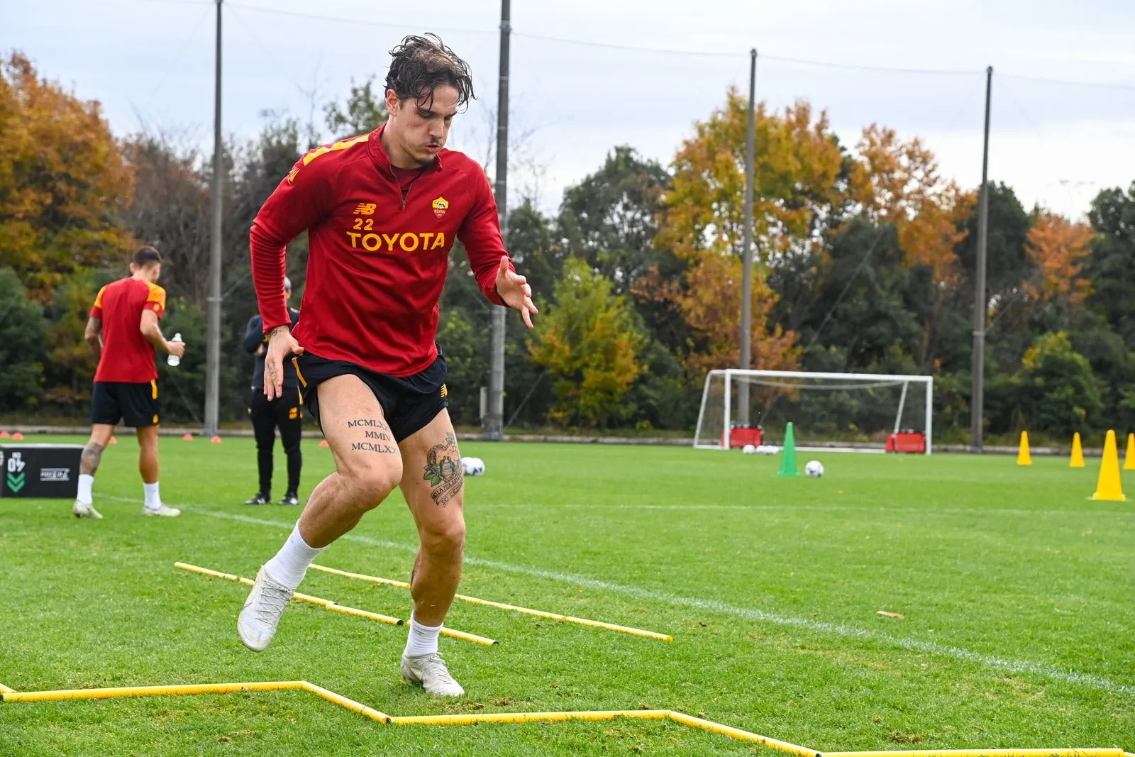 zaniolo allenamento giappone