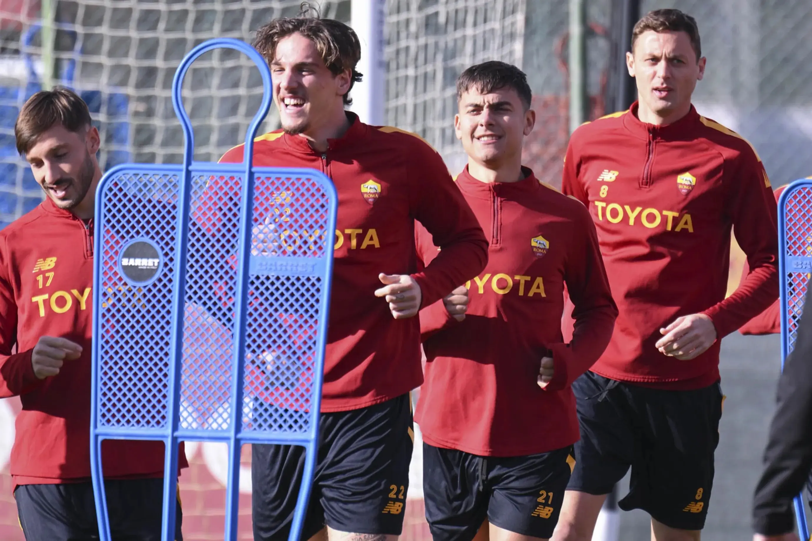 zaniolo e dybala trigoria