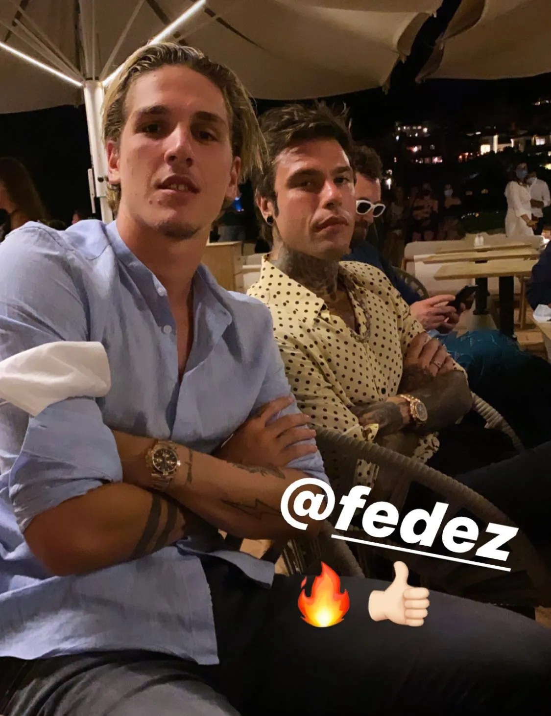 zaniolo fedez immagine copertina