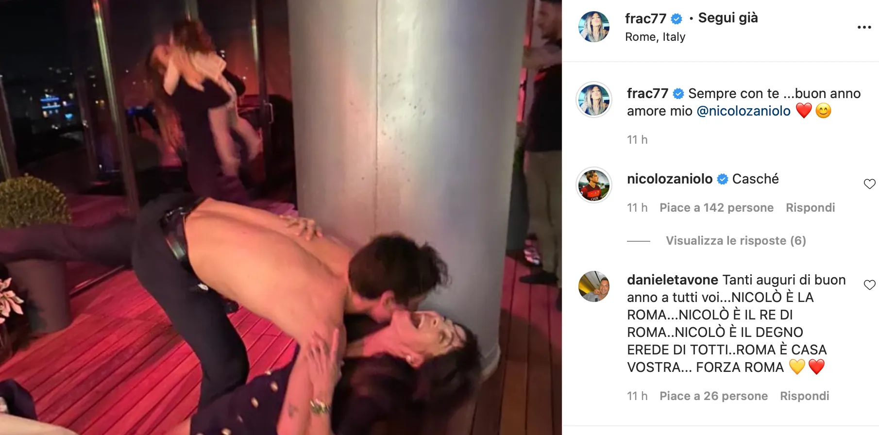 zaniolo ig mamma