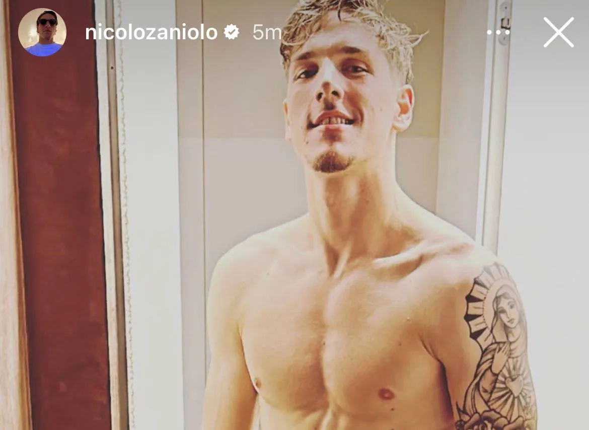 zaniolo instagram tagliata