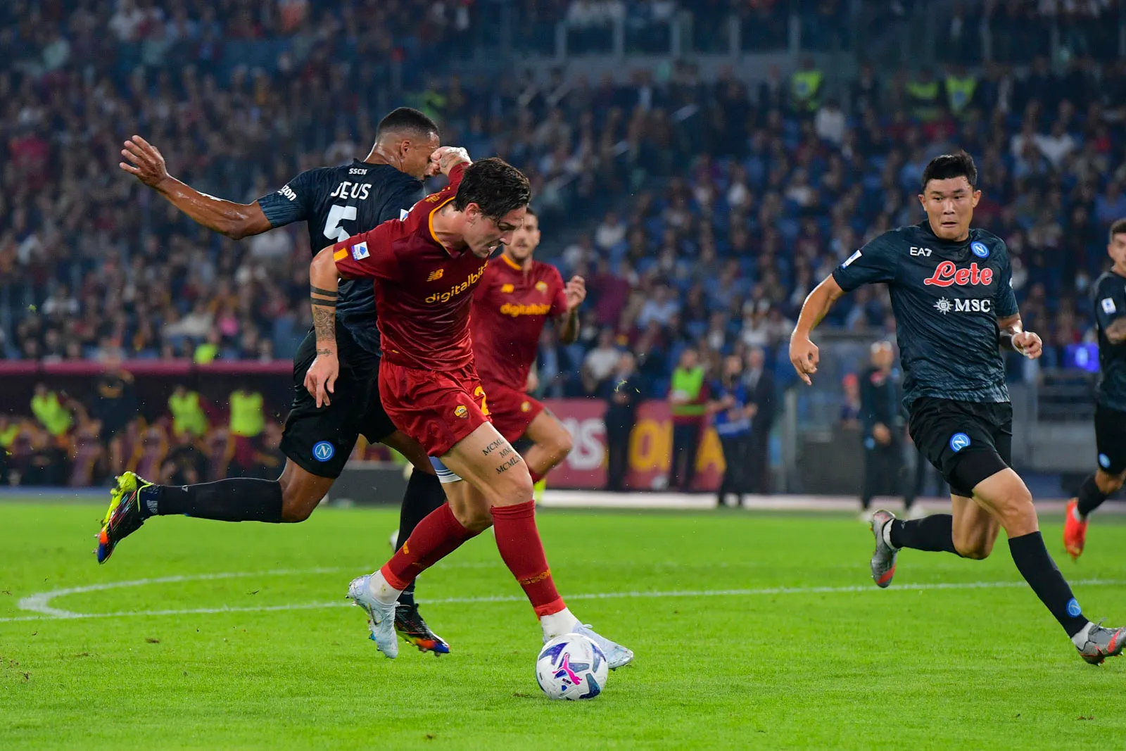 zaniolo jesus roma napoli