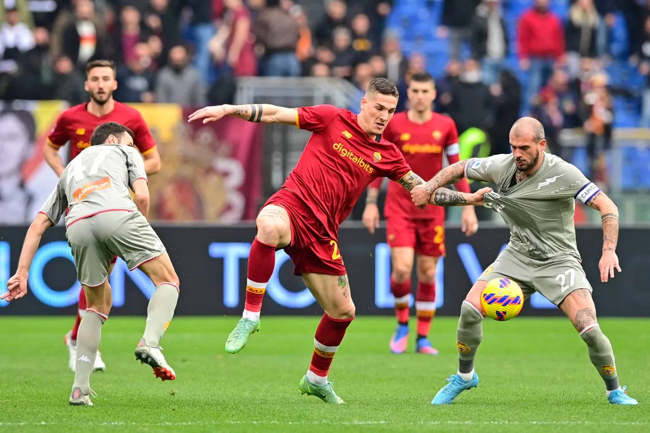 zaniolo roma genoa
