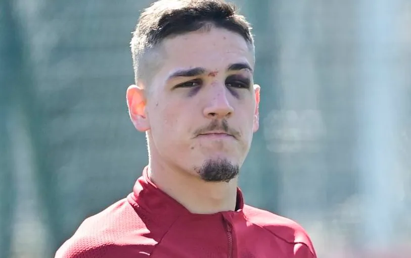 zaniolo trigoria primo piano