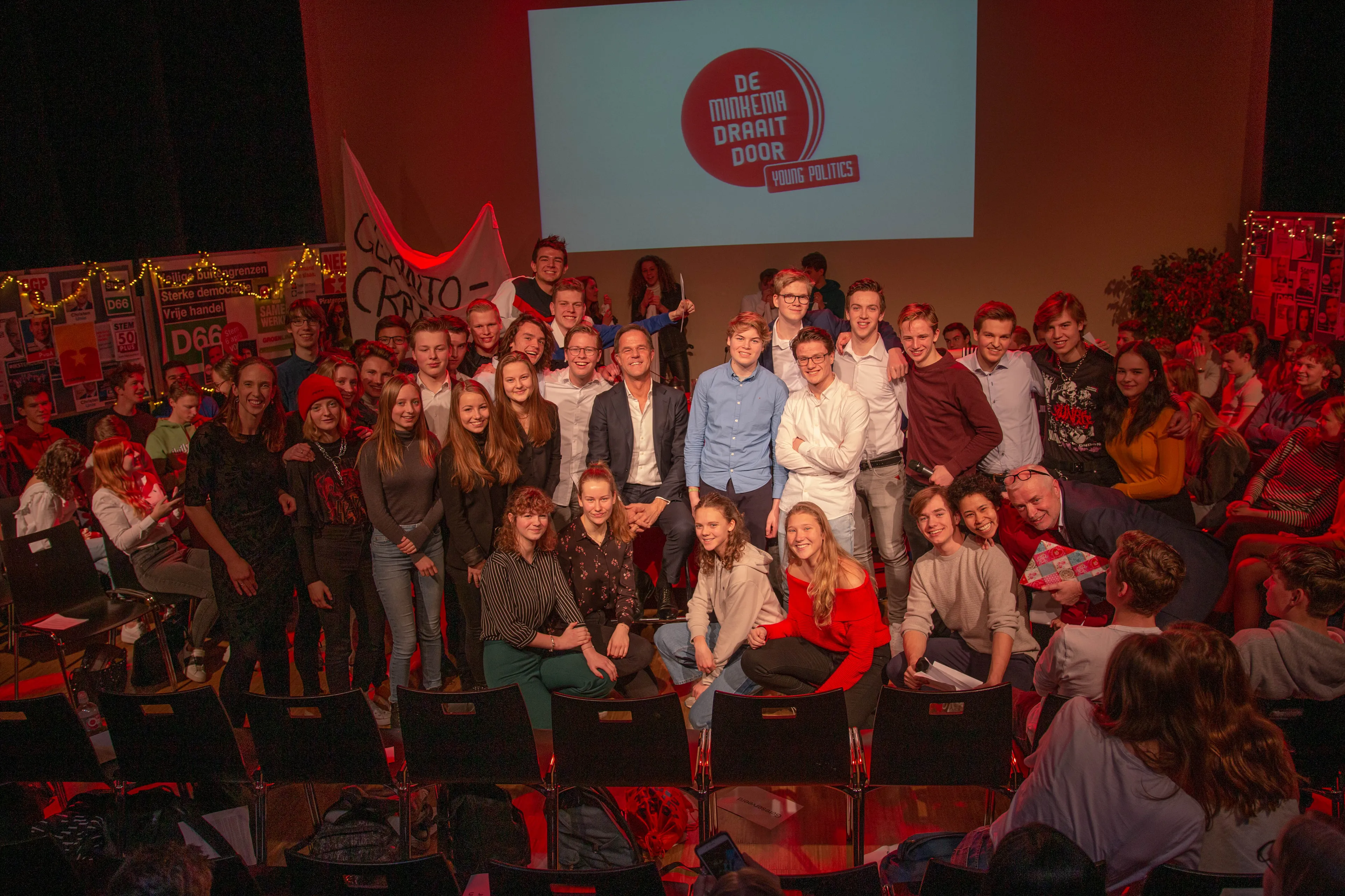 bezoek rutte minkema college 3