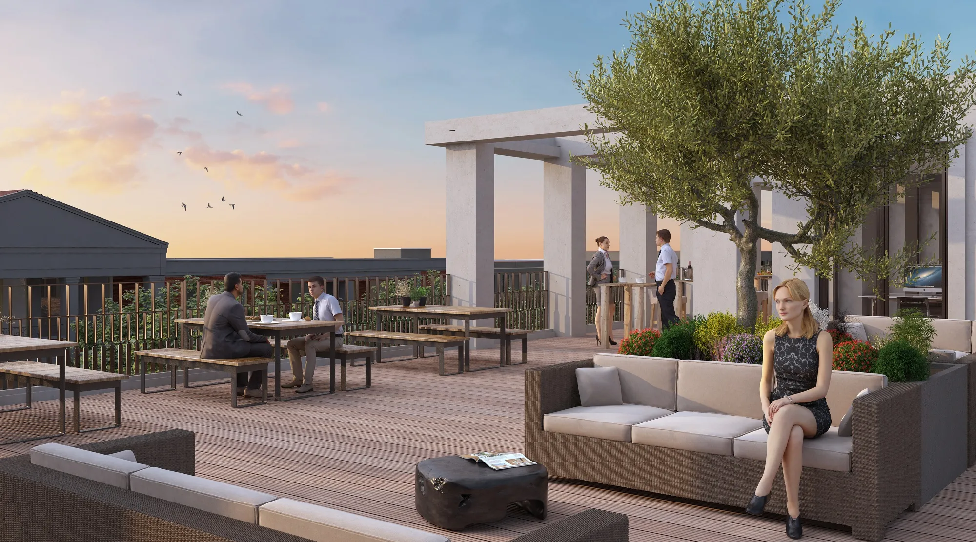 kantoren dakterras leidsche rijn centrum