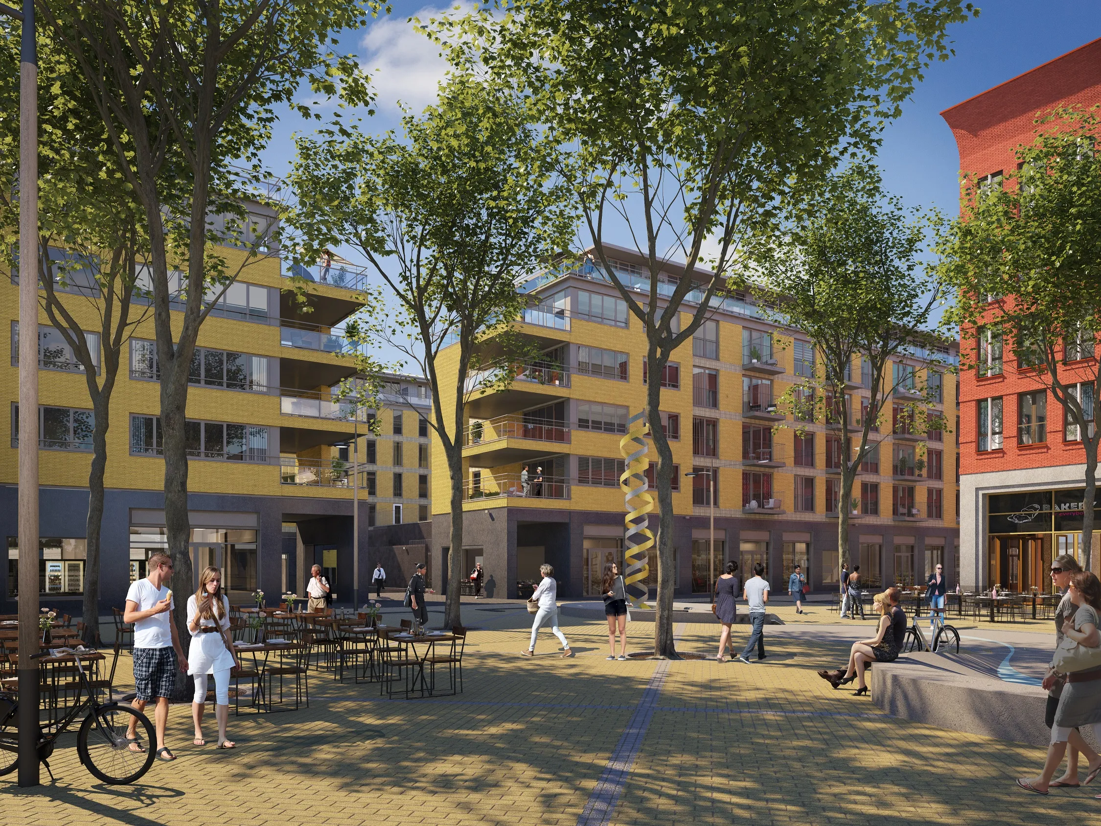 phoenix gezien vanaf brusselplein 1