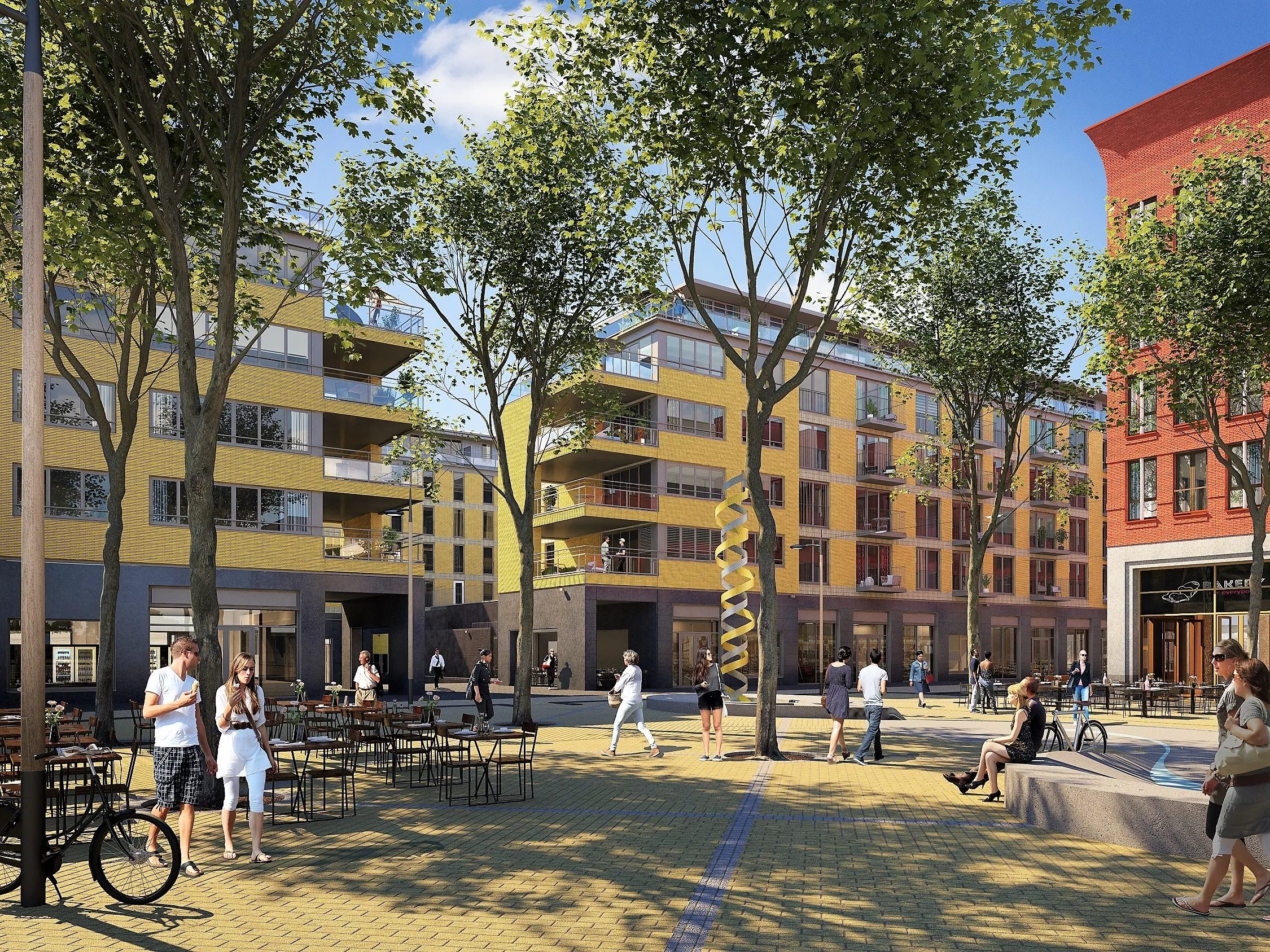 phoenix gezien vanaf brusselplein