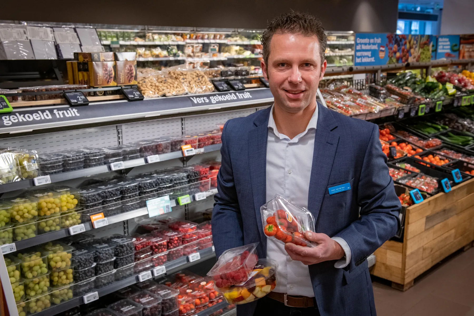 supermarktmanager jules van de ven vernieuwde albert heijn terwijde opent 25 januari foto albert heijn dirk brand