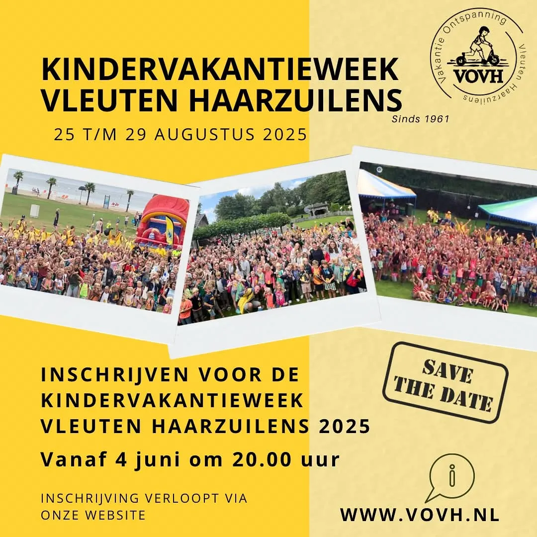 inschrijving kinderen vovh 2025
