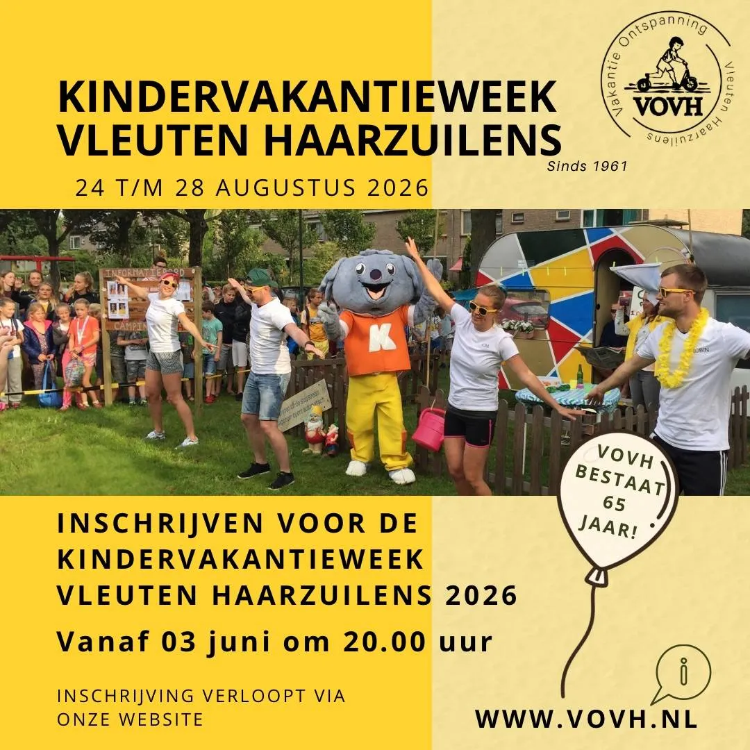VOVH inschrijving