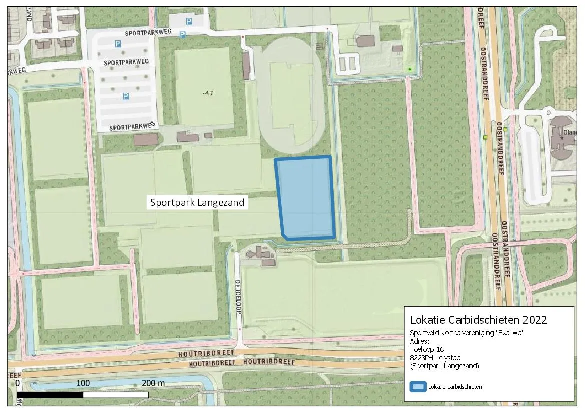 aangewezen locatie carbidschieten lelystad 2022