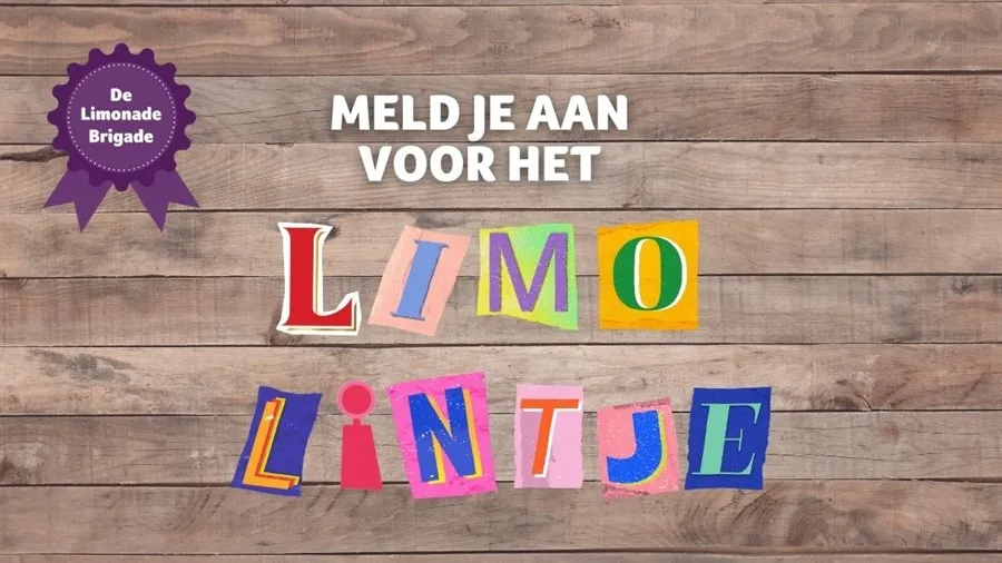 aanmelden voor het limo lintje limonade brigade