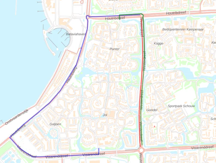 afsluiting westerdreef