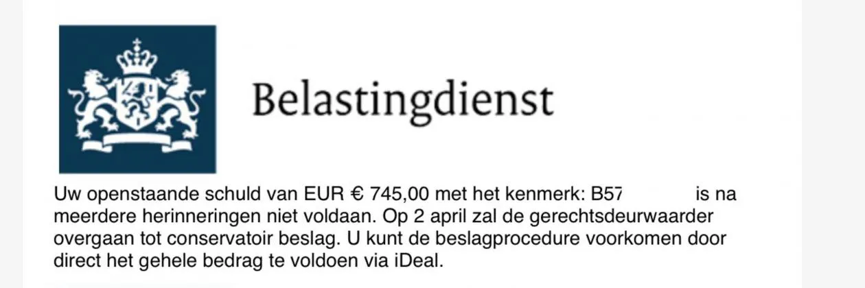belastingdienst phishing