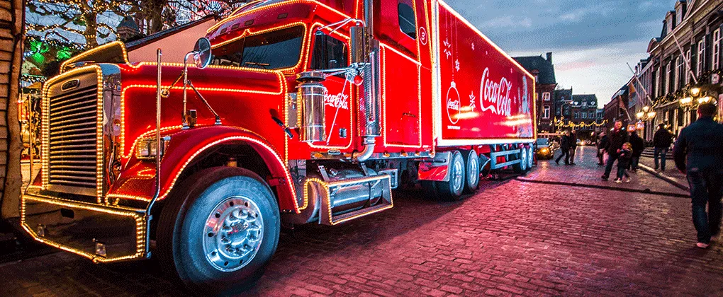 cola cola kersttruck