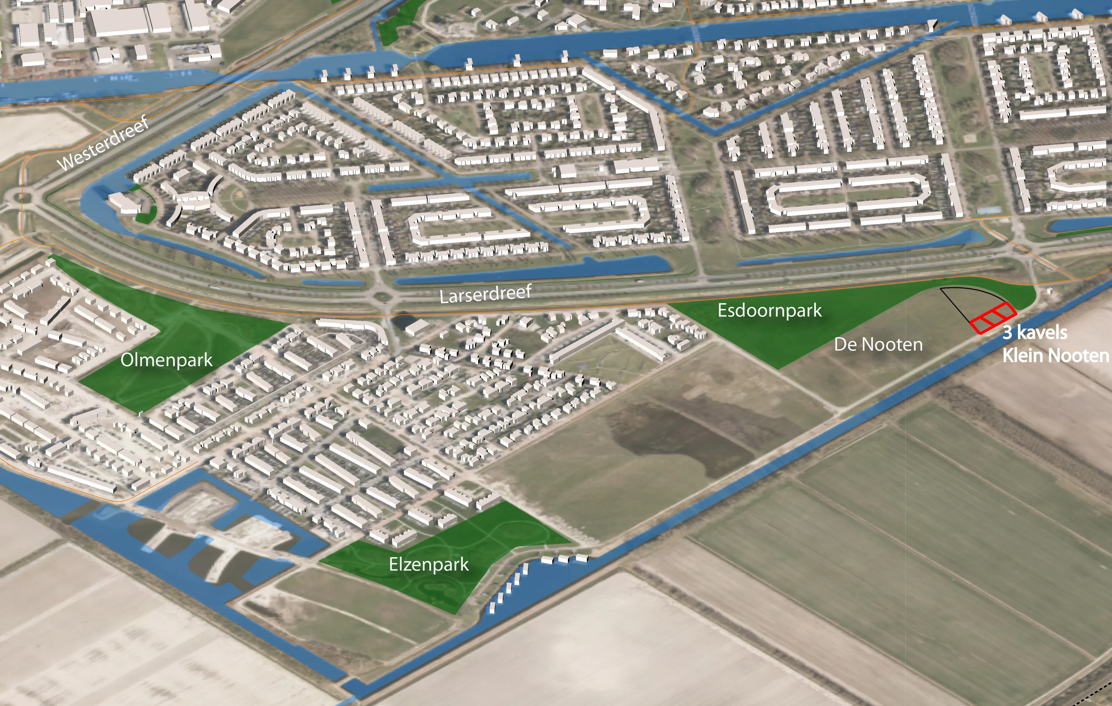 drie kavels klein nooten