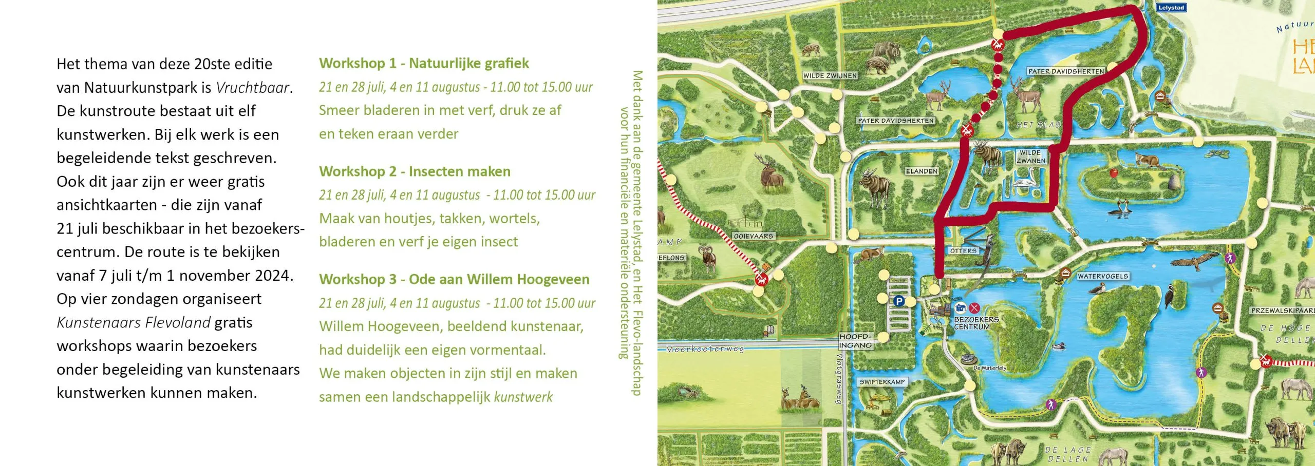 flyer vruchtbaar kunstroute stichting culturale