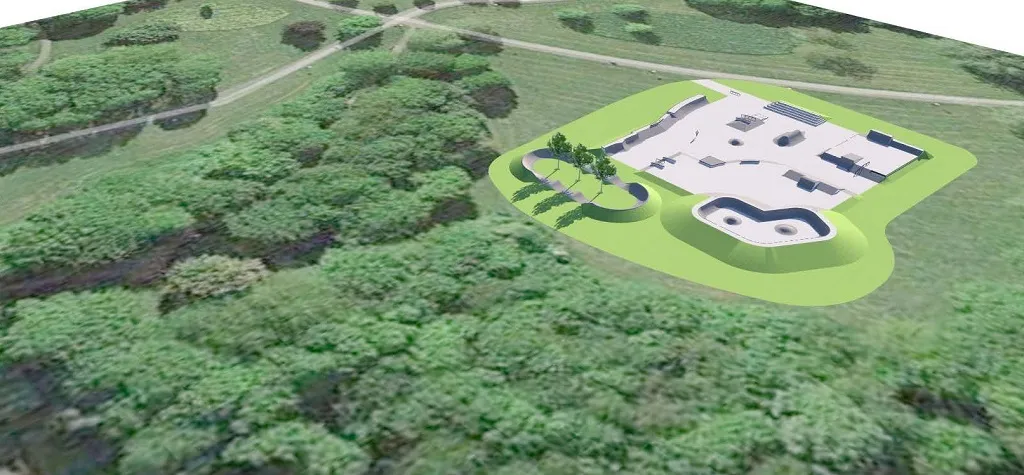 impressie skatebaan woldpark